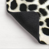 Dalmatiner für die Anpassung der Textur Schwarz un Mousepad (Ecke)