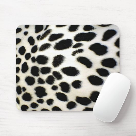 Dalmatiner für die Anpassung der Textur Schwarz un Mousepad (Mit Mouse)