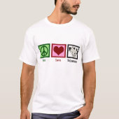 Dalmatiner für eine friedliche Liebe T-Shirt (Vorderseite)