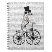 Dalmatiner für Fahrrad 2 Notizblock (Vorderseite)