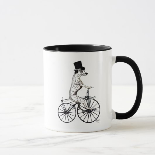 Dalmatiner für Fahrrad 2 Tasse (Rechts)