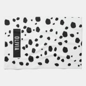 Dalmatiner für klassische Individuelle Name - Must Geschirrtuch (Horizontal)