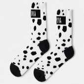 Dalmatiner für klassische Individuelle Name - Must Socken (Linkes Detail)