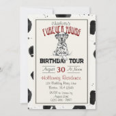 Dalmatiner Furever Young 1. Geburtstag Pawty Einladung (Vorderseite)