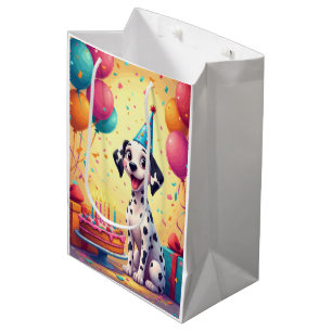 Dalmatiner-Geburtstagsfeier Mittlere Geschenktüte