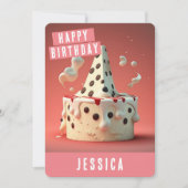 Dalmatiner Geburtstagskarte Feiertagskarte (Vorderseite)