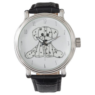 Dalmatiner gefüllt Hund zeichne Kontur einfach sch Armbanduhr