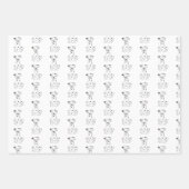 Dalmatiner Gepunktet Hundegeschenk Geschenkpapier Set (Vorderseite 2)