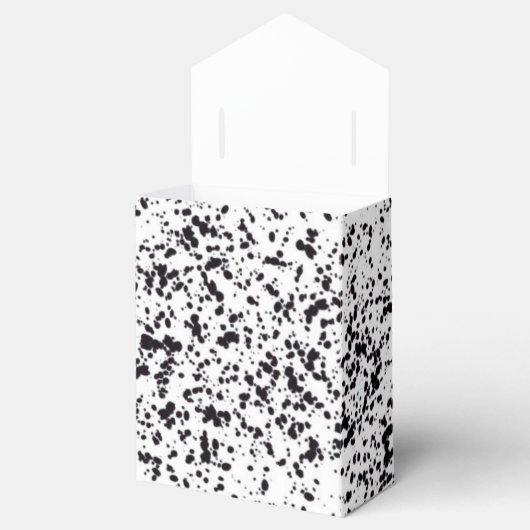 Dalmatiner Gepunktet Zelt Gefallen Box Geschenkschachtel (Geöffnet)