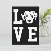 Dalmatiner-Geschenk| Dalmatiner Lover Geschenk Dankeskarte (Stehend Vorderseite)