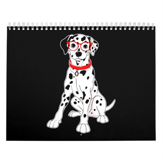 Dalmatiner-Geschenk | Dalmatiner mit Brillen Kalender (Titelbild)