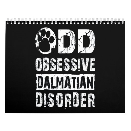 Dalmatiner-Geschenk | Odd Obsessive Dalmatiner Kalender (Titelbild)