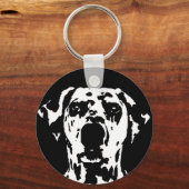 Dalmatiner Geschenke - Schlüsselanhänger (Vorderseite)