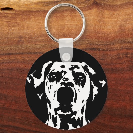 Dalmatiner Geschenke - Schlüsselanhänger (Vorderseite)