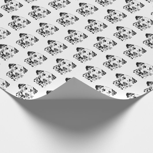 Dalmatiner Geschenkpapier (Ecke)