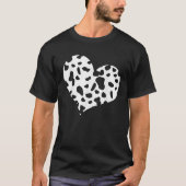 Dalmatiner Gift Funny Heart T-Shirt (Vorderseite)