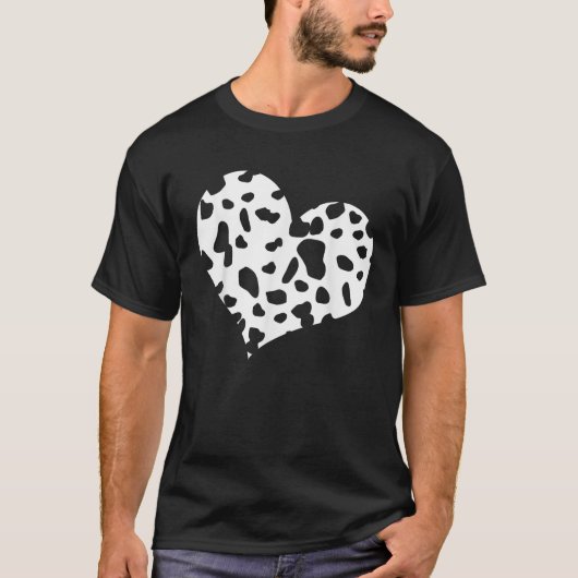 Dalmatiner Gift Funny Heart T-Shirt (Vorderseite)