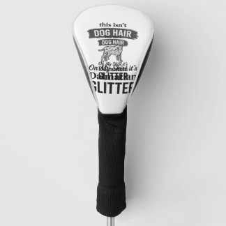 Dalmatiner Glitter Lustiger Hundehaar Zitat Design Golf Headcover