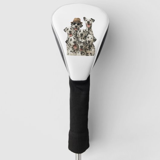Dalmatiner Golf Headcover (Vorderseite)