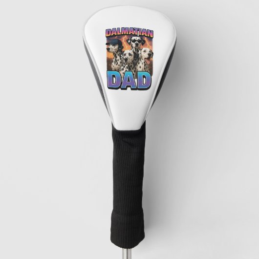 Dalmatiner Golf Headcover (Vorderseite)