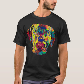 Dalmatiner-großer Hundehaustier-Kopf Chillin T-Shirt