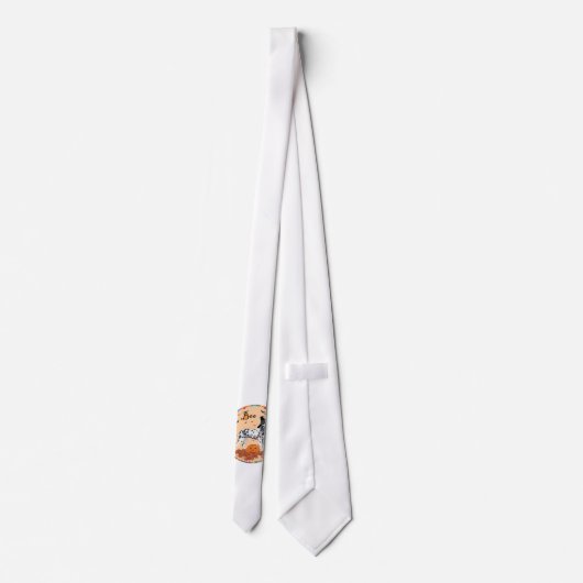 Dalmatiner Halloween Krawatte (Rückseite)