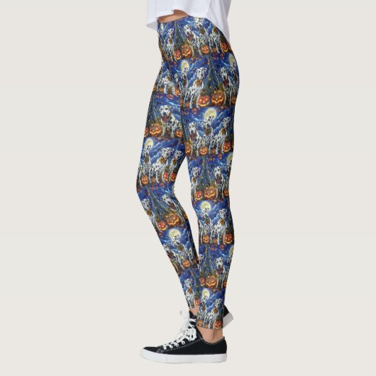 Dalmatiner Halloween Spooky Leggings (Links)