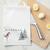 Dalmatiner Handtuch (Viertel Falte)