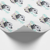Dalmatiner Hapy Birthday Geschenkpapier (Ecke)