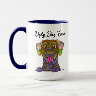 Dalmatiner hässliche Hunde Gesicht Tasse