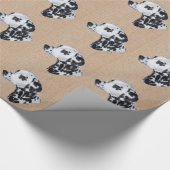 Dalmatiner Head Study Geschenkpapier (Ecke)
