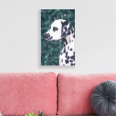 Dalmatiner Headstudy — Grunt Leinwanddruck (Insitu (Wohnzimmer))