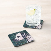 Dalmatiner Headstudy Untersetzer (Rechte Seite)