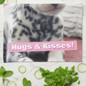 Dalmatiner-Herznase Geschirrtuch (Gefaltet)