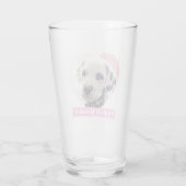 Dalmatiner-Herznase Glas (Rückseite)