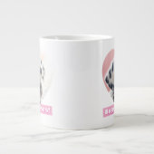 Dalmatiner-Herznase Jumbo-Tasse (Vorderseite)