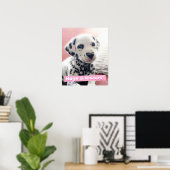 Dalmatiner-Herznase Poster (Heimbüro)