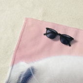 Dalmatiner-Herznase Strandtuch (Beispiel)