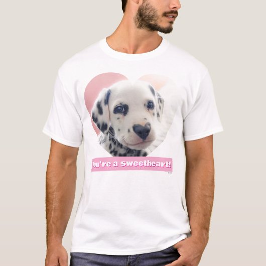 Dalmatiner-Herznase T-Shirt (Vorderseite)
