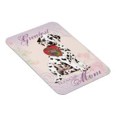Dalmatiner Herzstück Mama Magnet (Rechte Seite)