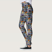 Dalmatiner Hogs Pumpkin Halloween Funny Leggings (Links)