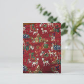 Dalmatiner Holiday Print Feiertagspostkarte (Stehend Vorderseite)