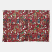 Dalmatiner Holiday Print Handtuch (Horizontal)