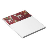 Dalmatiner Holiday Print Notizblock (angewinkelt)
