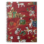 Dalmatiner Holiday Print Notizblock (Vorderseite)