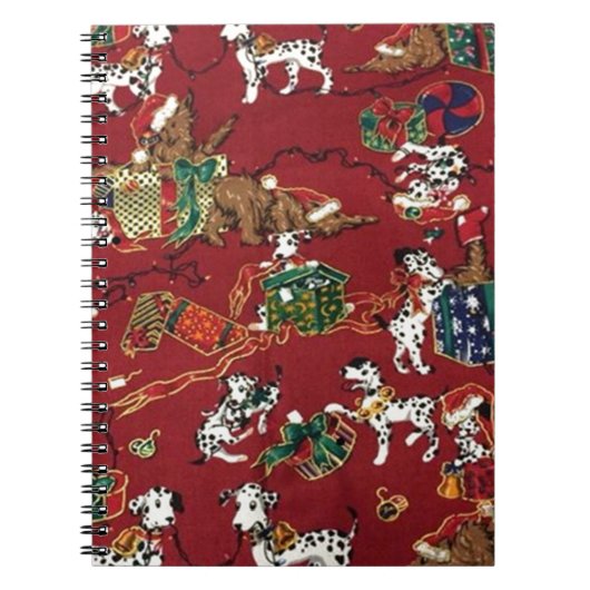 Dalmatiner Holiday Print Notizblock (Vorderseite)