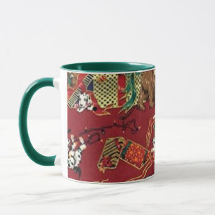 Dalmatiner Holiday Print Tasse
