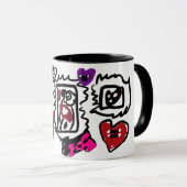 Dalmatiner hübsch tasse (VorderseiteRechts)