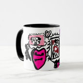 Dalmatiner hübsch tasse (Vorderseite Links)