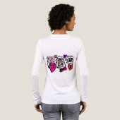 Dalmatiner hübsch Tri-Blend shirt (Voller Rückseite)